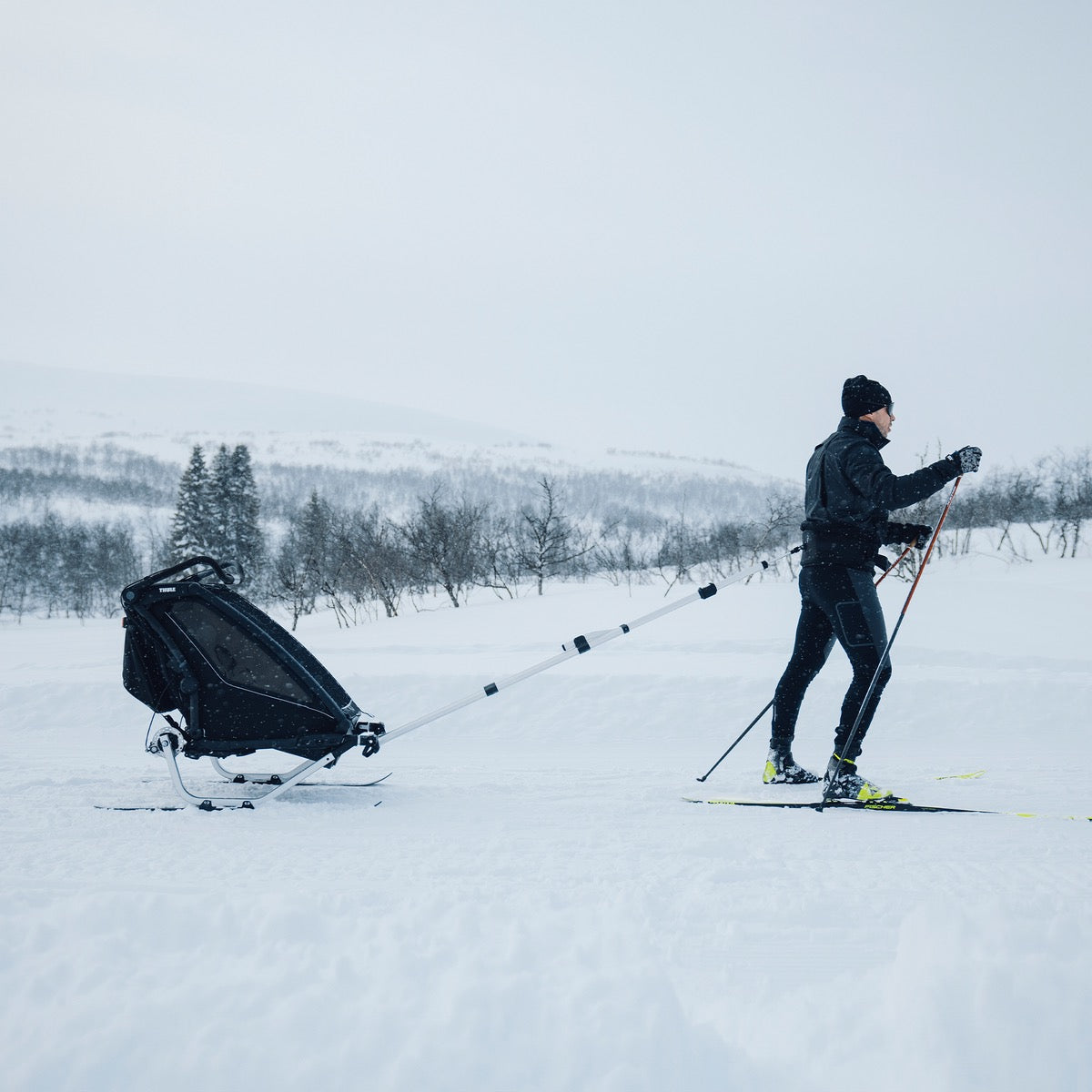THULE CHARIOT 2 CROSS-COUNTRY SKIING KIT